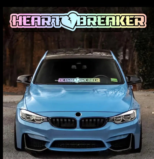 Heart Breaker Vinyl Sticker (All Colours & Sizes)