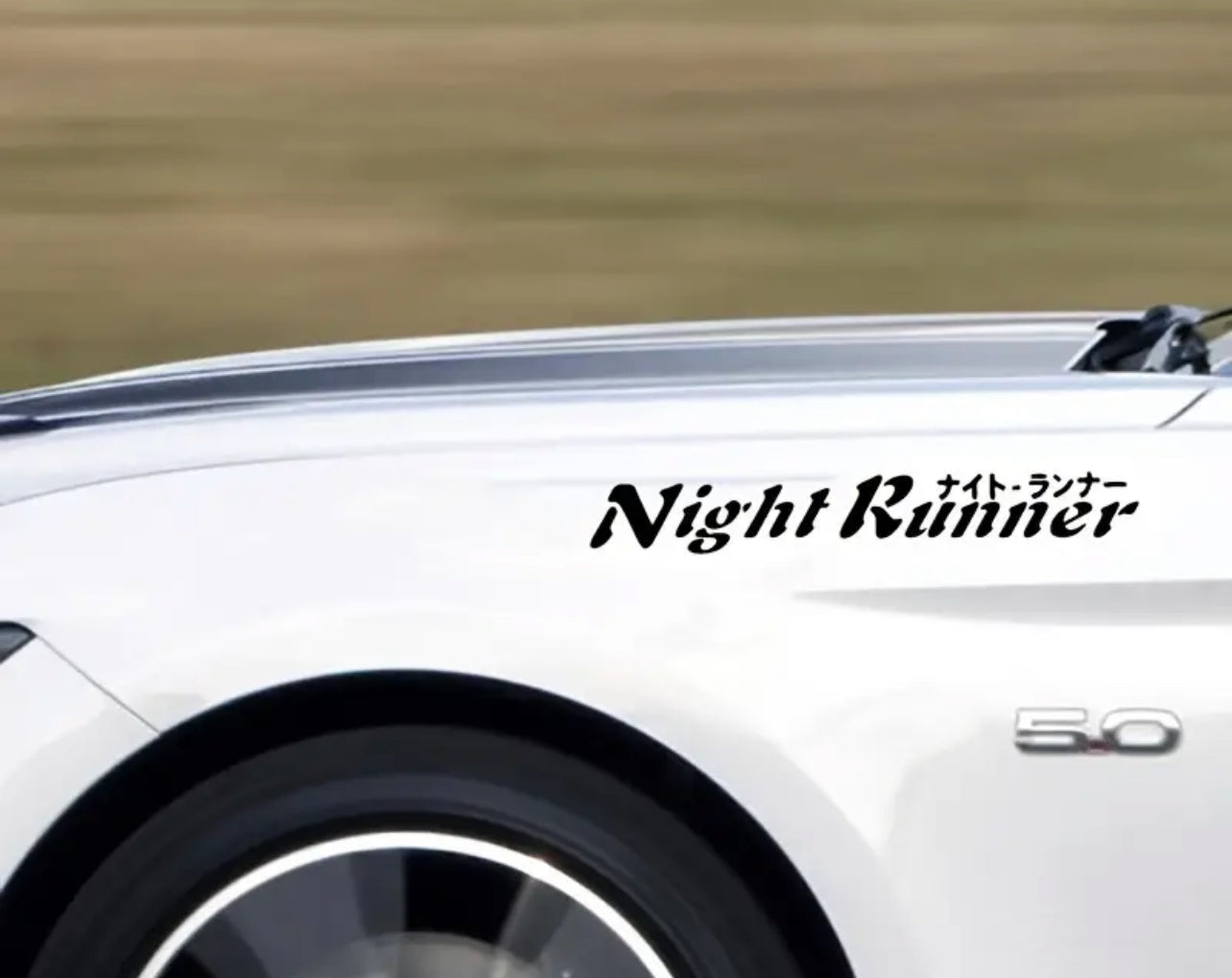 Night Runner JDM Vinyl Sticker (All Colours & Sizes)