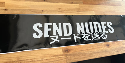 Send Nudes Car Sunstrip (All Colours)