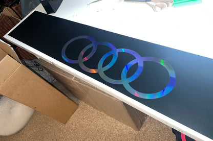 Audi Rings Car Sunstrip (All Colours)