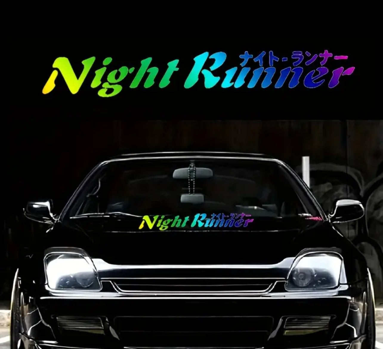 Night Runner JDM Vinyl Sticker (All Colours & Sizes)