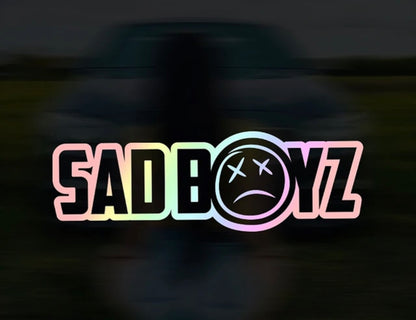 Sad Boyz Vinyl Car Sticker (All Colours & Sizes)