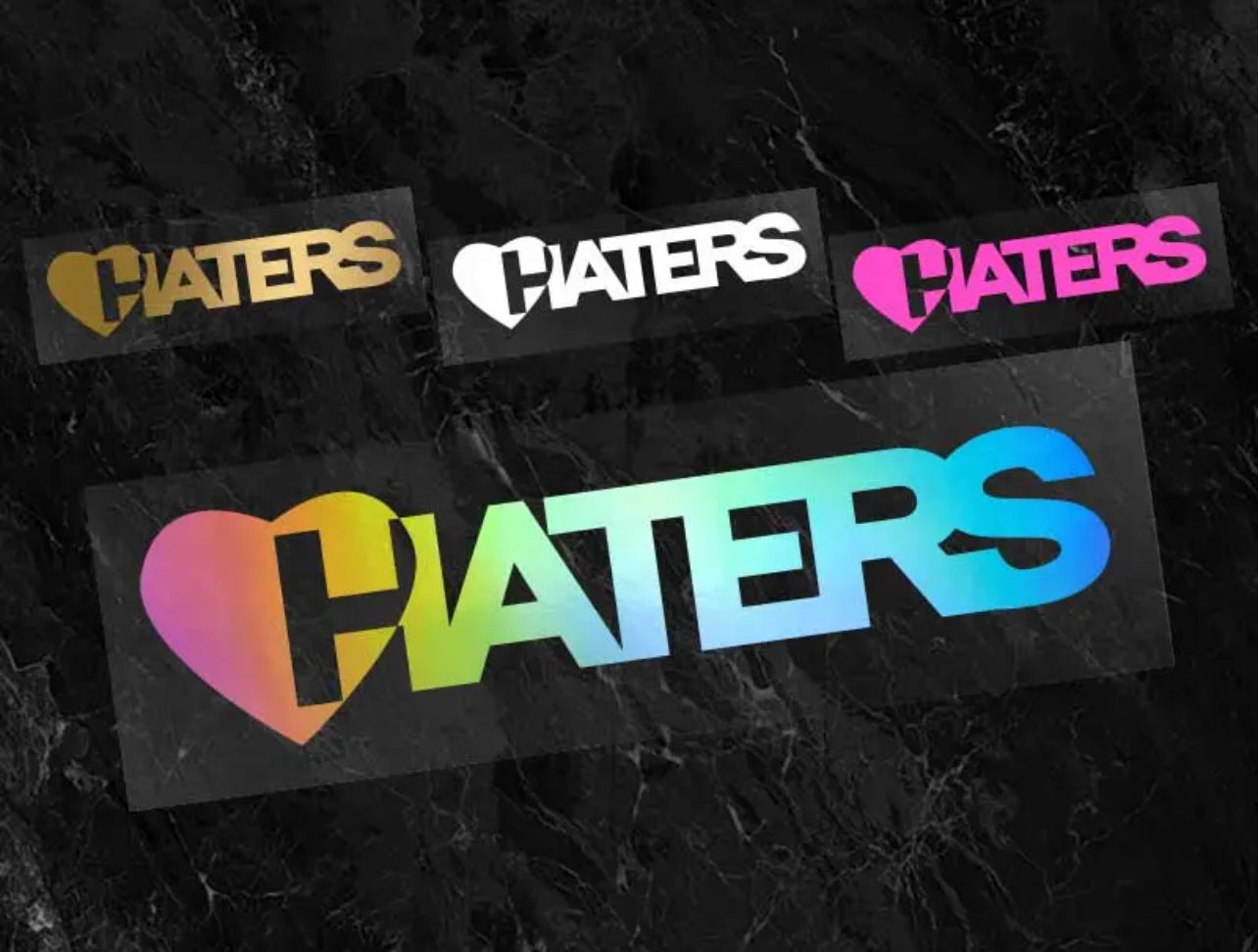 Love Haters Vinyl Sticker (All Colours & Sizes)